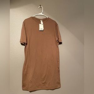 Brown T-Shirt Dress